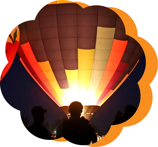 Hot air balloon at SummerFEST